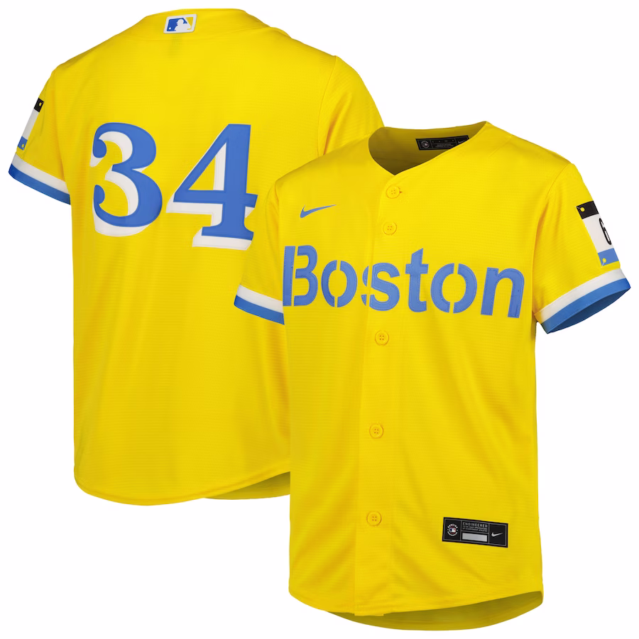 Youth Boston Red Sox David Ortiz Nike Gold City Connect Replica Player Jersey - Jersey