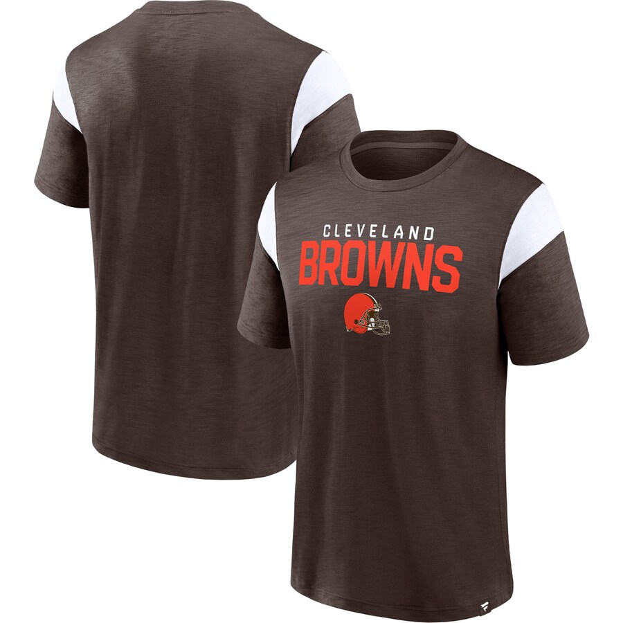 Men's Cleveland Browns Fanatics Brown Home Stretch Team T-Shirt - Jersey