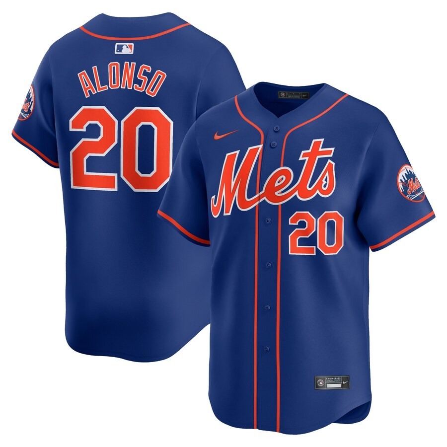 Men's New York Mets Pete Alonso Nike Royal Alternate Limited Player Jersey - Jersey