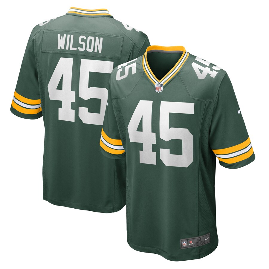 Men's Green Bay Packers Eric Wilson Nike Green Home Game Player Jersey - Jersey