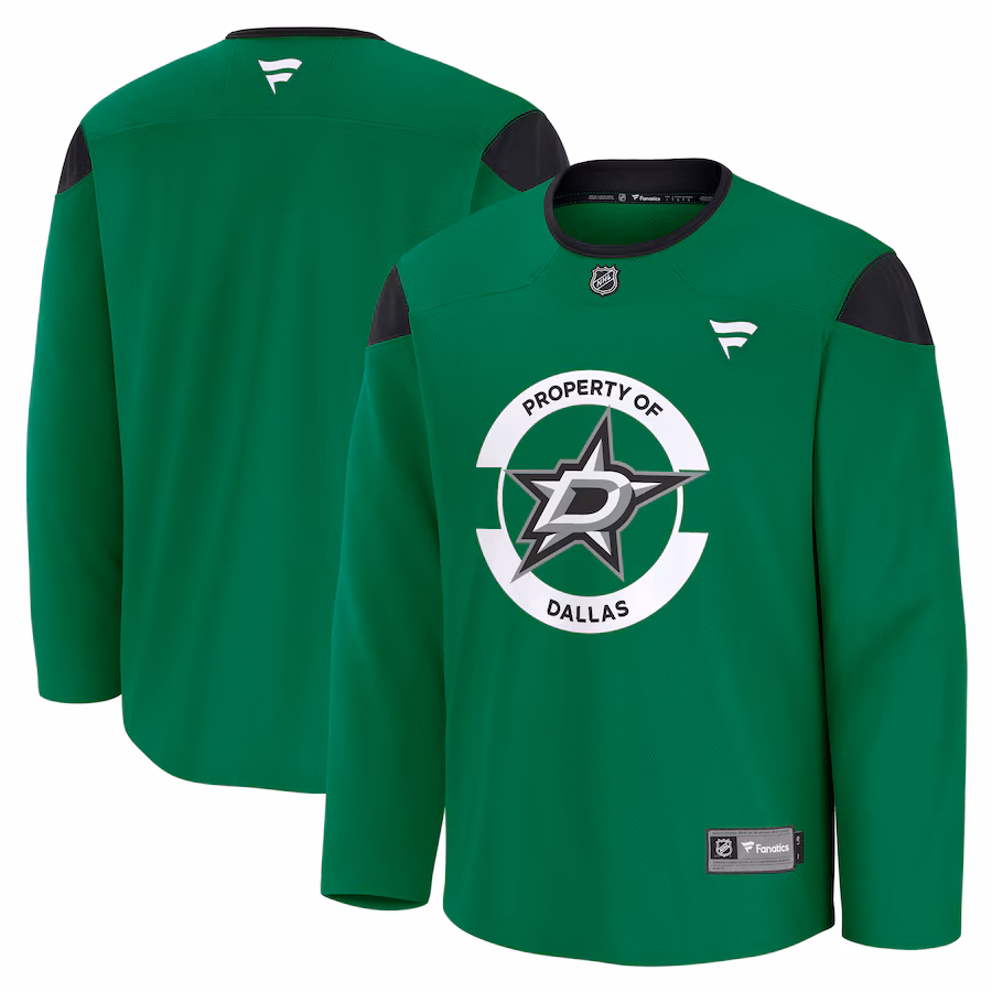 Men's Dallas Stars Fanatics Kelly Green Team Practice Jersey - Jersey