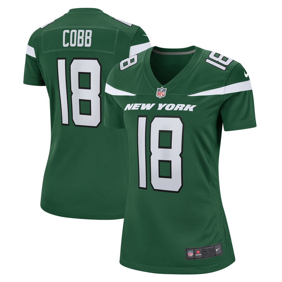 Women's New York Jets Randall Cobb Nike Gotham Green  Game Jersey - Jersey
