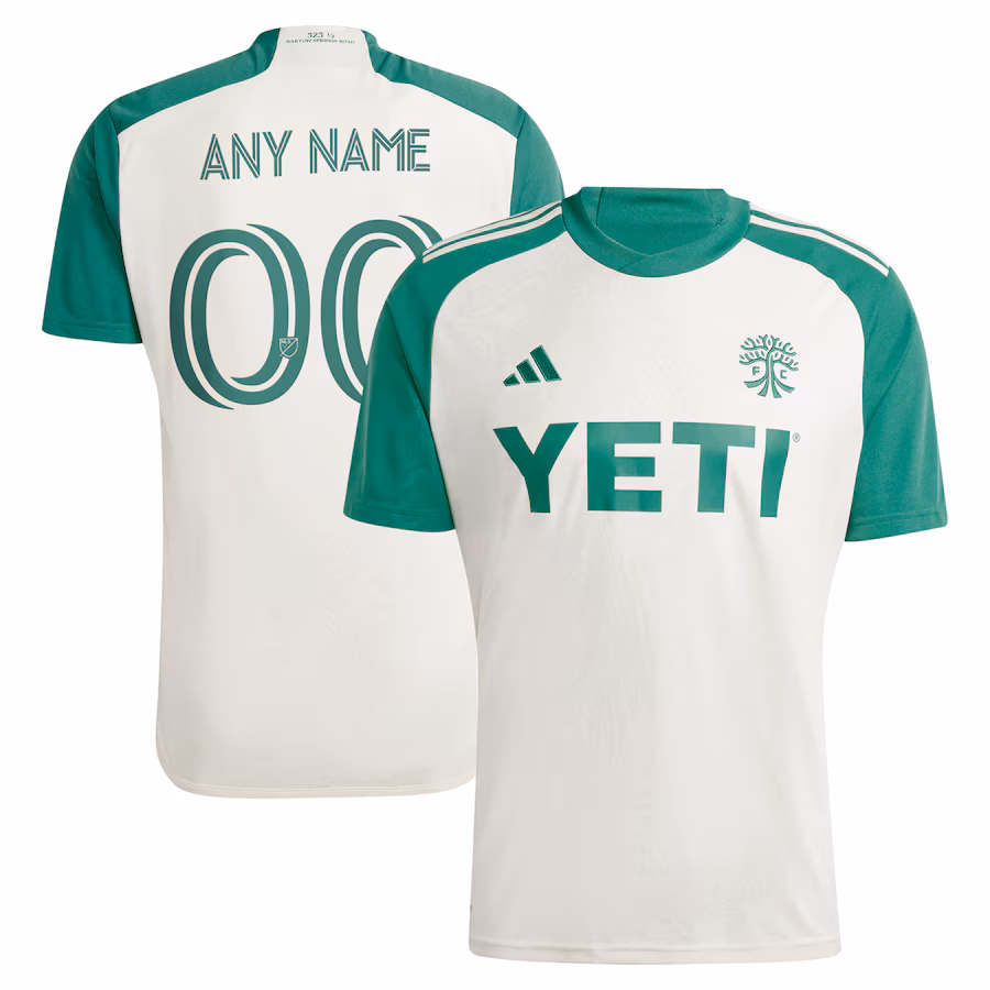 Men's Austin FC  adidas Tan 2024 The Armadillo Kit Replica Custom Jersey - Jersey