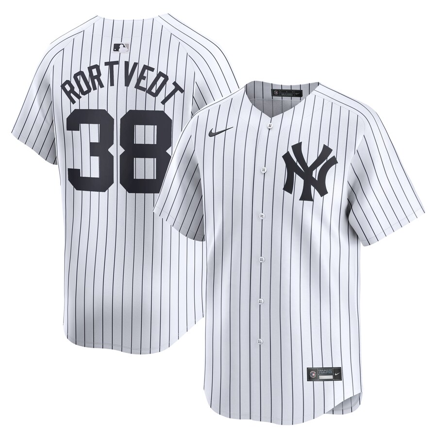 Men's New York Yankees Ben Rortvedt Nike White Home Limited Player Jersey - Jersey