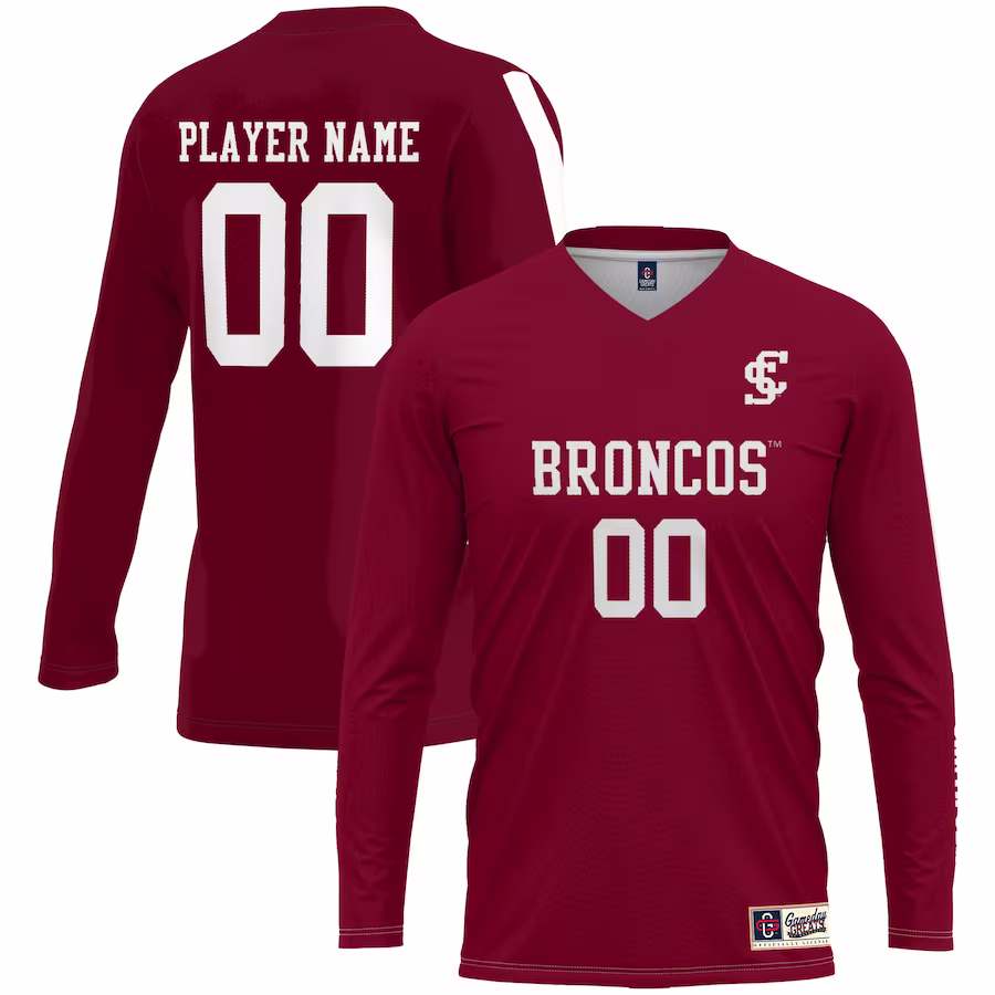 Santa Clara Broncos GameDay Greats Unisex NIL Pick-A-Player Lightweight Volleyball Jersey - Maroon - Jersey