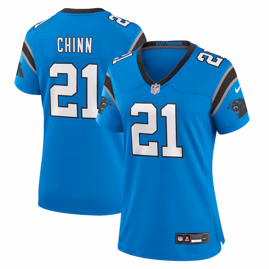 Women's Carolina Panthers Jeremy Chinn Nike Blue Player Jersey - Jersey