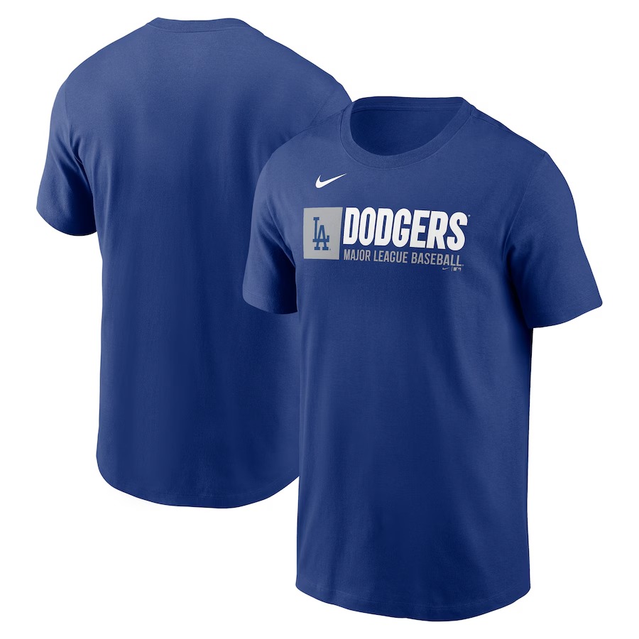 Men's Los Angeles Dodgers Nike Royal Team Block T-Shirt - Jersey