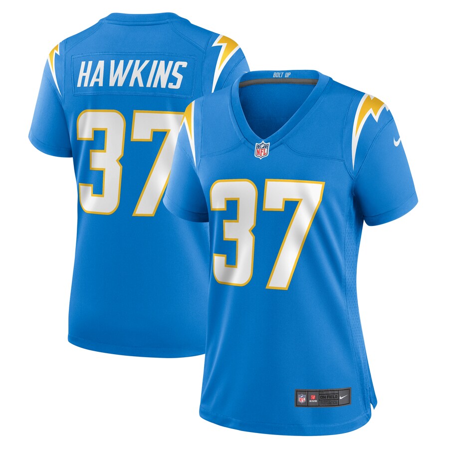 Women's Los Angeles Chargers Jaylinn Hawkins Nike  Powder Blue  Game Jersey - Jersey