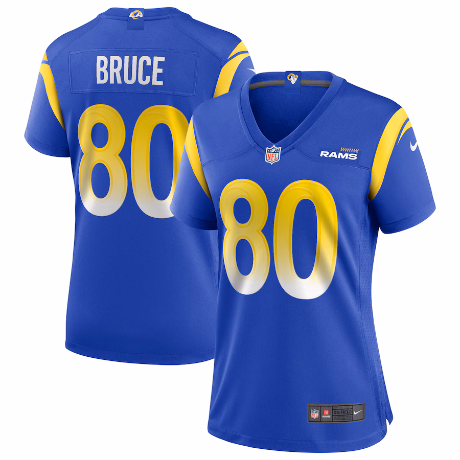 Women's Los Angeles Rams Isaac Bruce Nike Royal Game Retired Player Jersey - Jersey