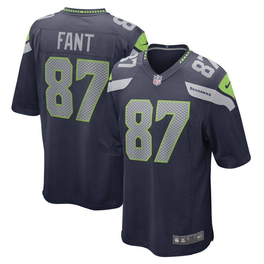 Men's Seattle Seahawks Noah Fant Nike College Navy Game Player Jersey - Jersey
