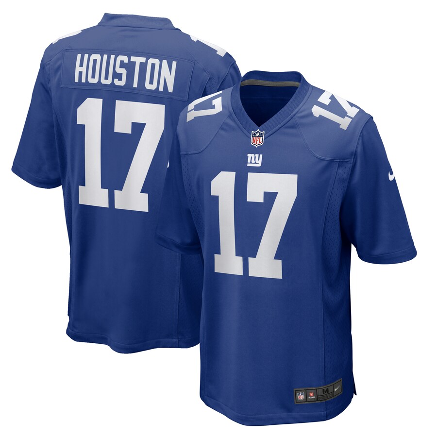 Men's New York Giants Dennis Houston Nike  Royal Team Game Jersey - Jersey