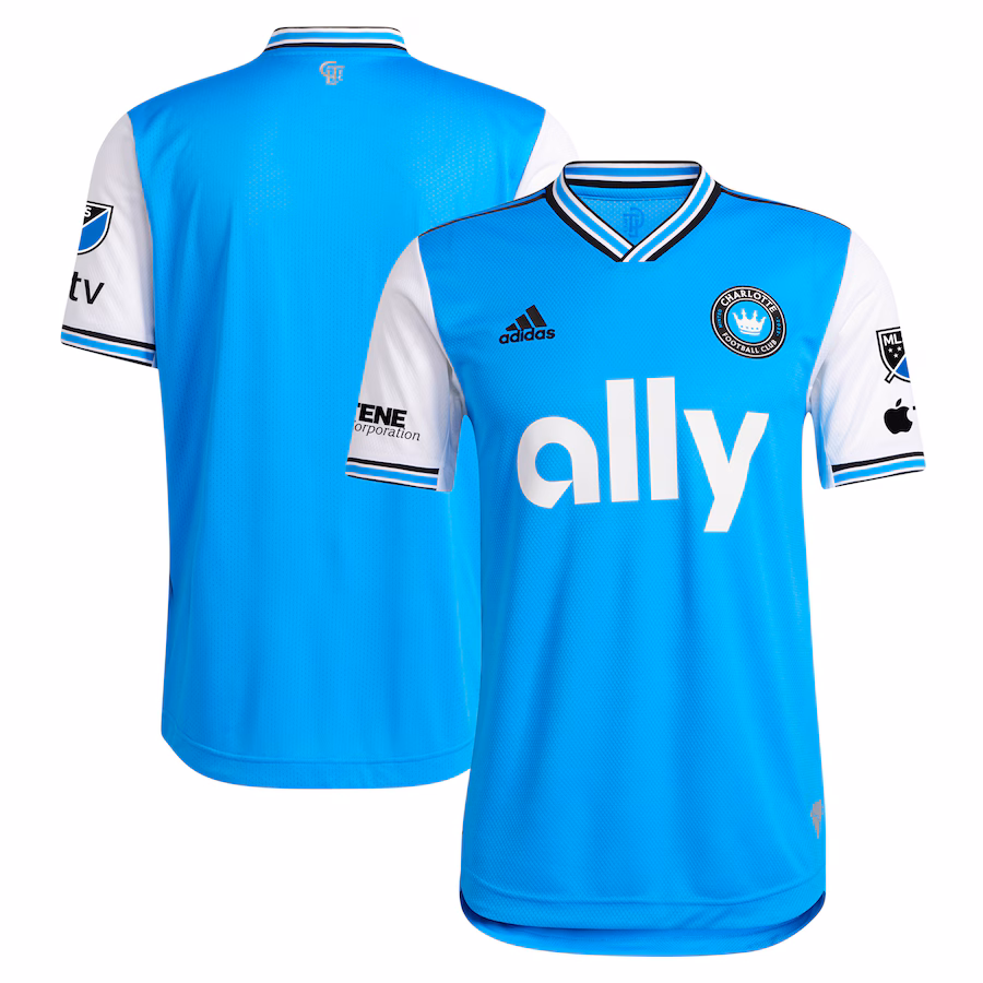 Men's Charlotte FC  adidas Blue 2023 Newly Minted Authentic Jersey - Jersey