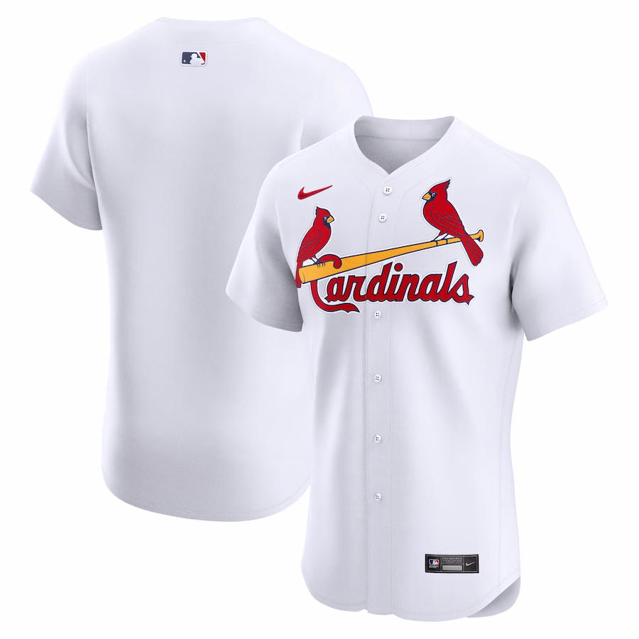 Men's St. Louis Cardinals Nike White Home Elite Jersey - Jersey