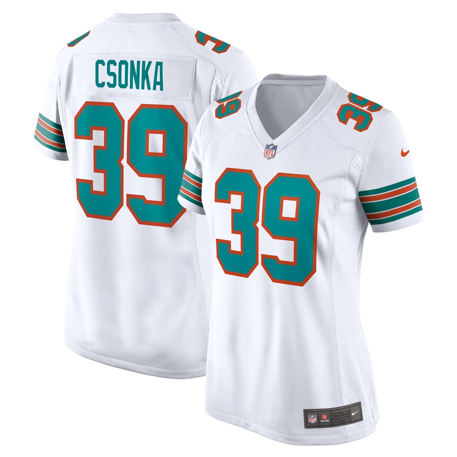 Women's Miami Dolphins Larry Csonka Nike White Retired Player Jersey - Jersey