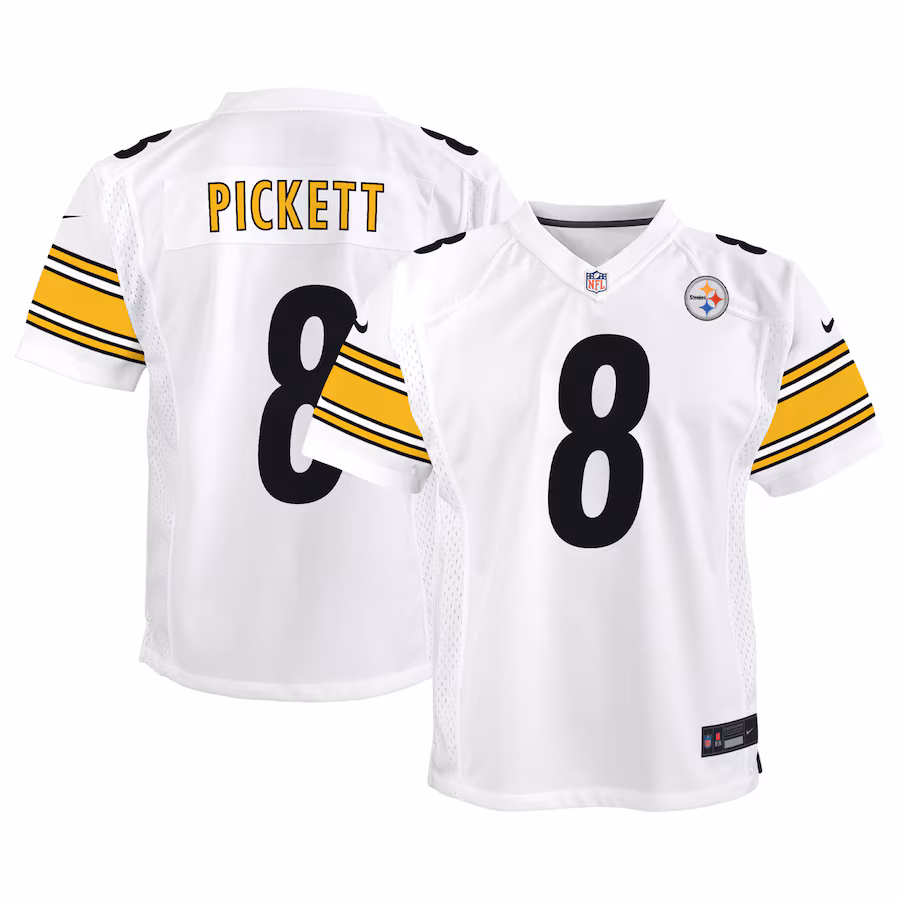 Youth Pittsburgh Steelers Kenny Pickett Nike White Game Jersey - Jersey