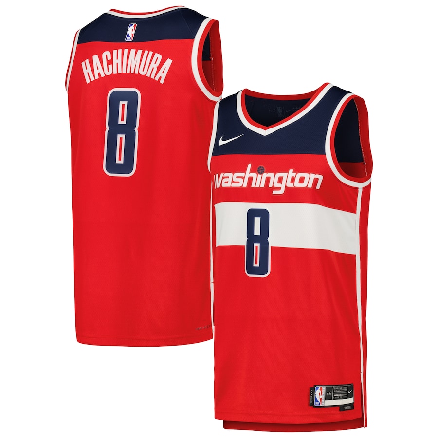 Men's Washington Wizards Rui Hachimura Nike Red Swingman Jersey - Jersey