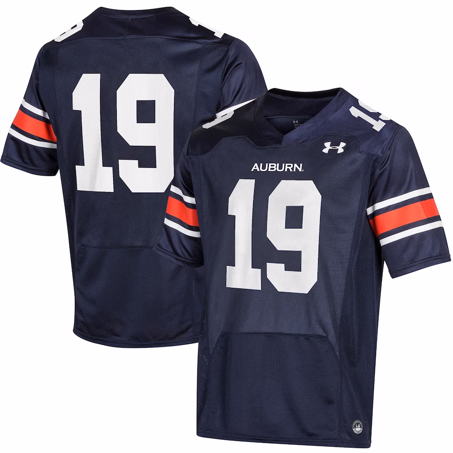 #19 Auburn Tigers Under Armour Replica Jersey - Navy - Jersey