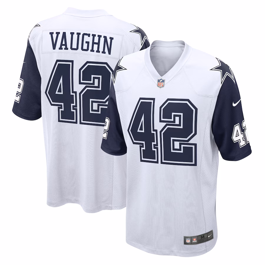 Men's Dallas Cowboys Deuce Vaughn Nike White Alternate Game Jersey - Jersey