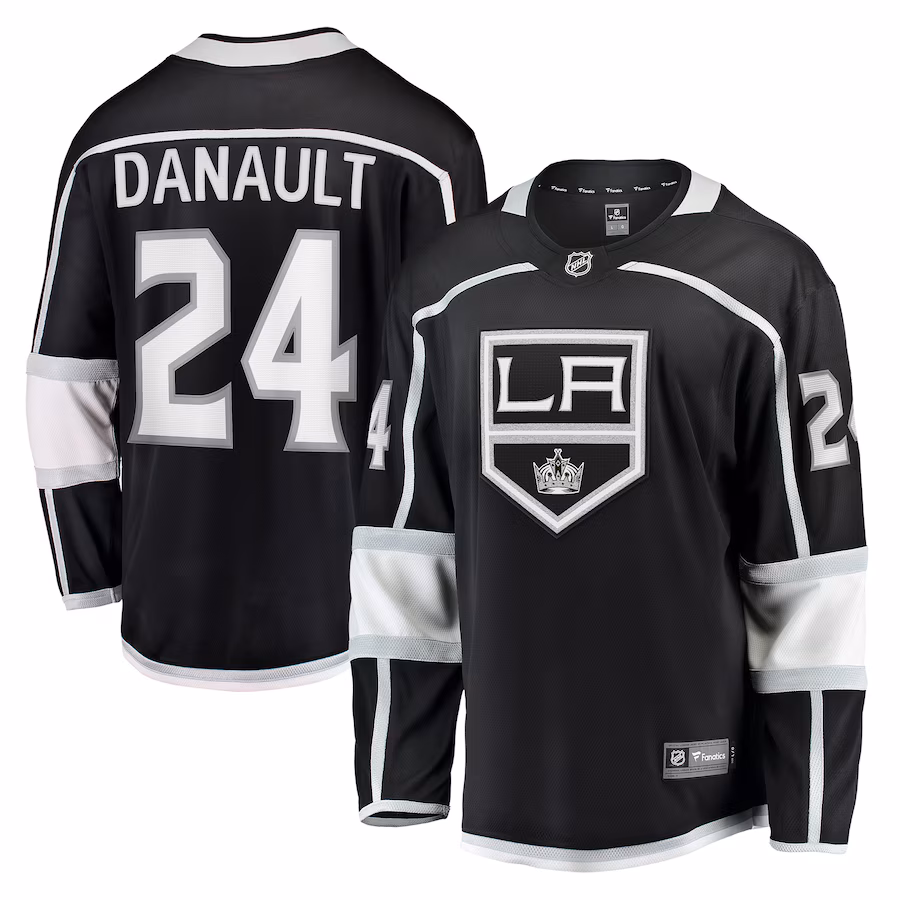 Men's Los Angeles Kings Phillip Danault Fanatics Black Home Breakaway Player Jersey - Jersey