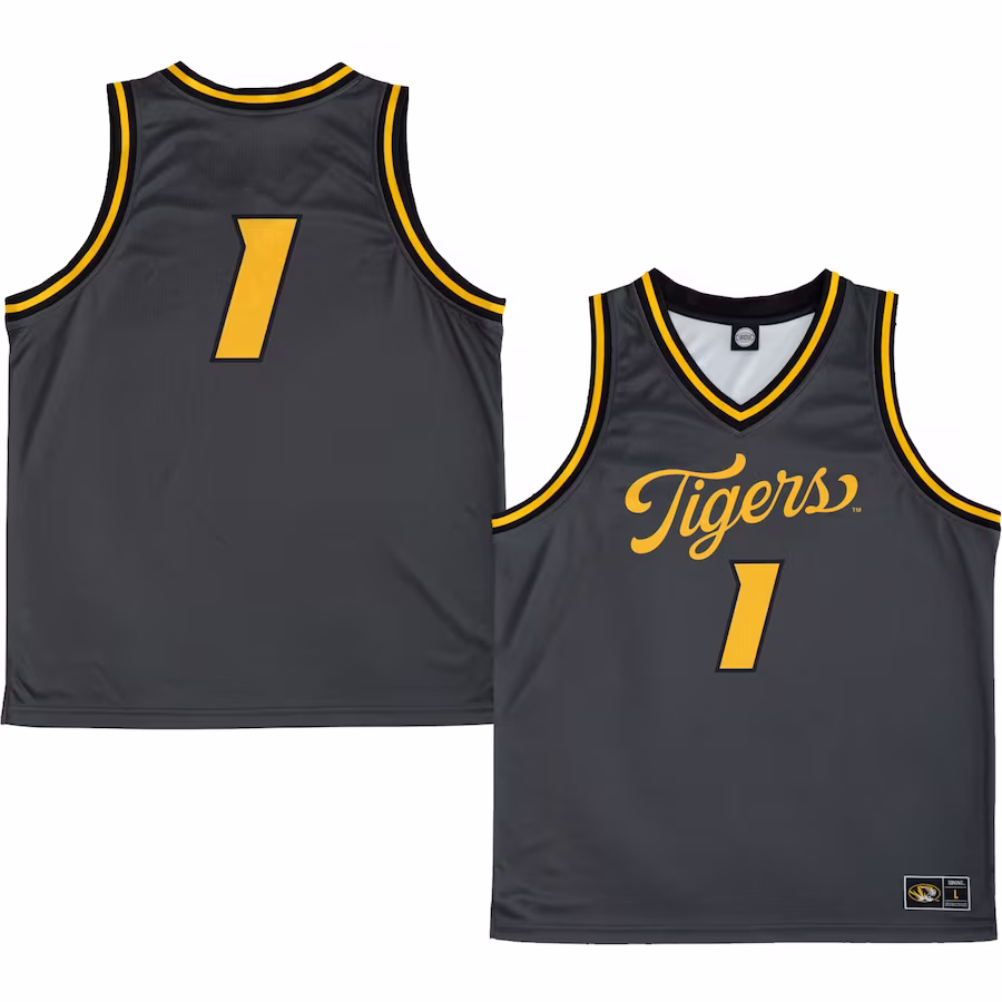Missouri Tigers Unisex Alternate Script Jersey - Anthracite - Jersey