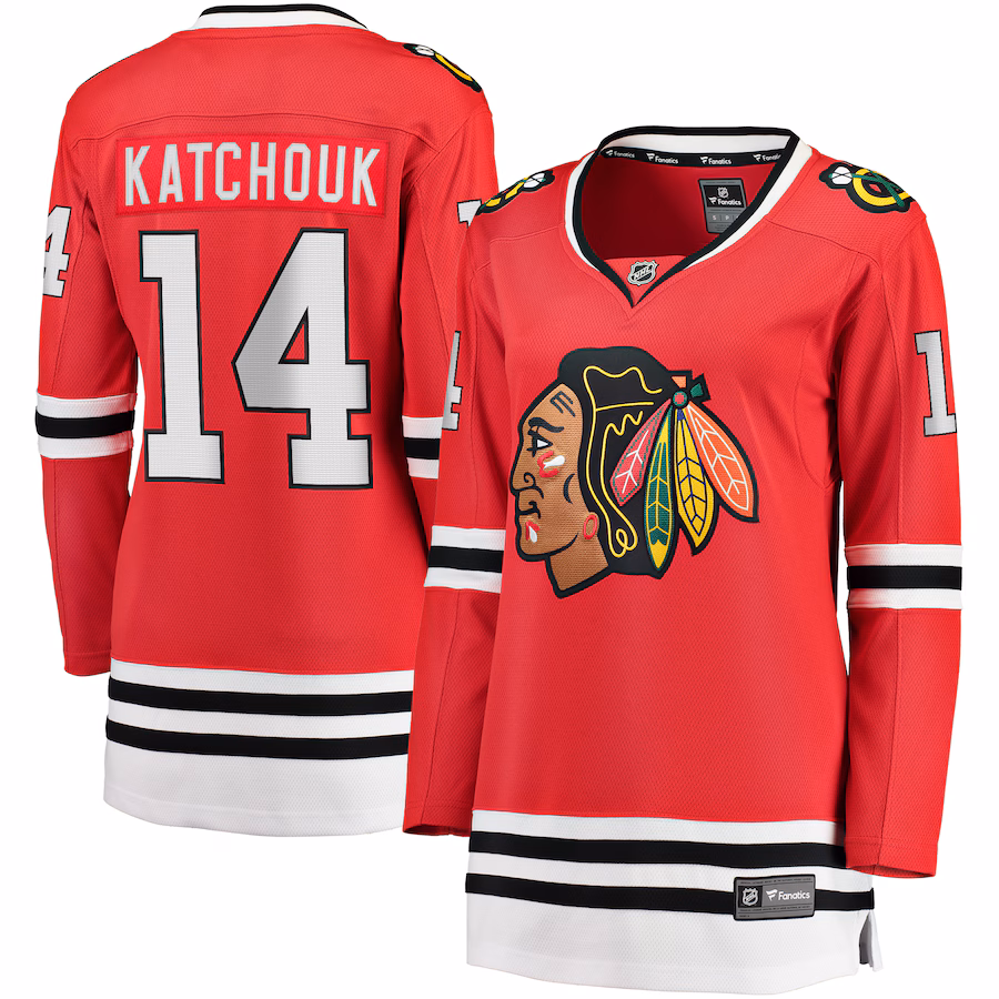 Women's Chicago Blackhawks Boris Katchouk Fanatics Red Home Breakaway Player Jersey - Jersey