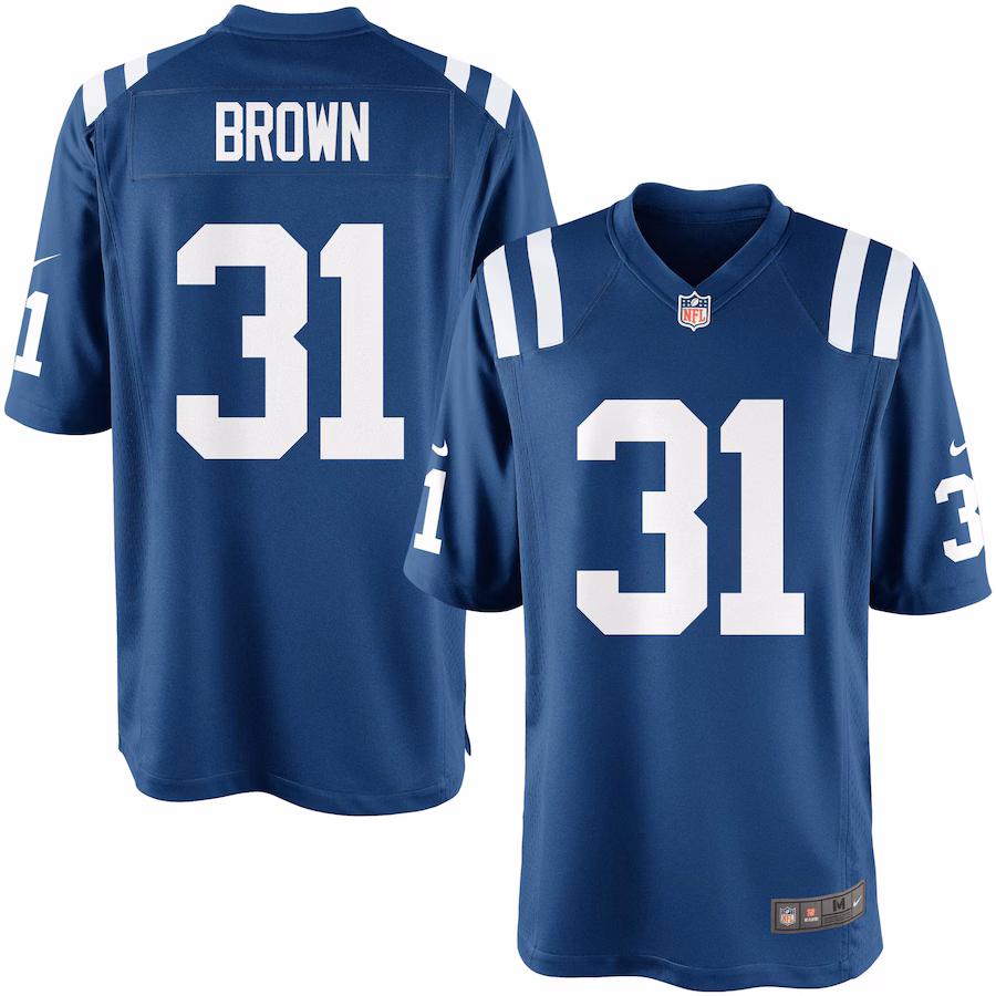 Nike Youth Indianapolis Colts Donald Brown Team Color Game Jersey - Jersey