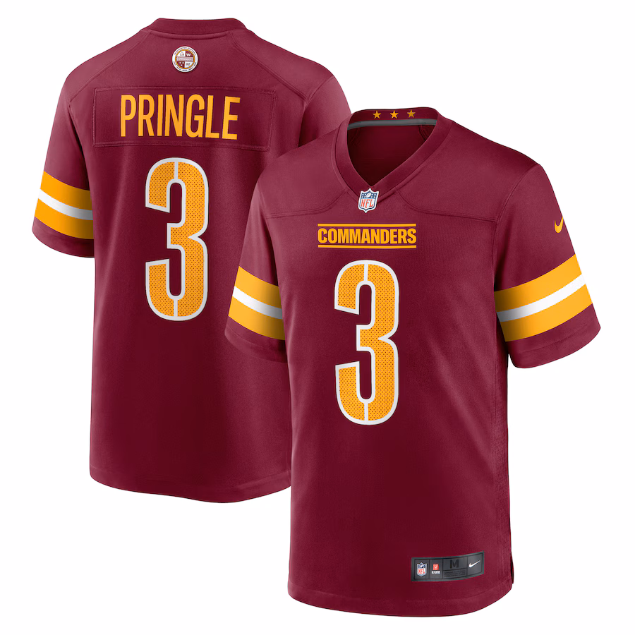 Men's Washington Commanders Byron Pringle Nike  Burgundy  Game Jersey - Jersey