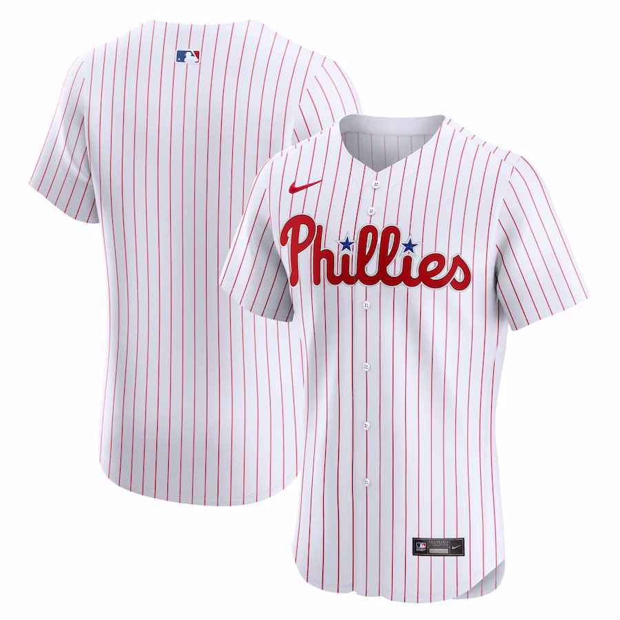 Men's Philadelphia Phillies Nike White Home Elite Jersey - Jersey