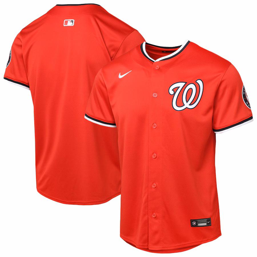 Youth Washington Nationals Red Alternate 2 Limited Jersey - Jersey