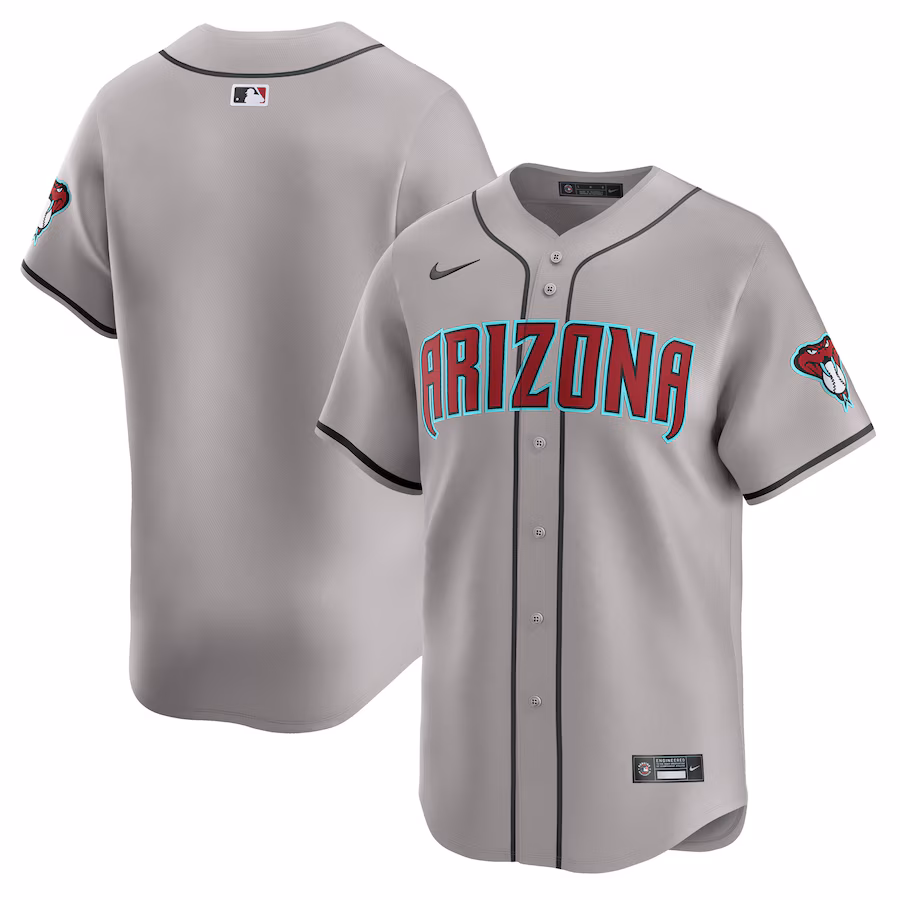 Men's Arizona Diamondbacks Nike Gray Away Limited Jersey - Jersey