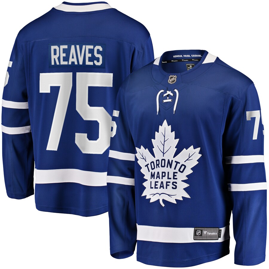 Men's Toronto Maple Leafs Ryan Reaves Fanatics Branded Blue Home Breakaway Jersey - Jersey
