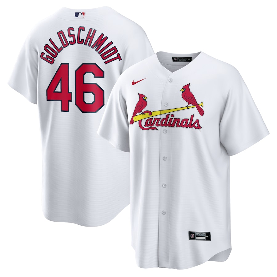 Men's St. Louis Cardinals Paul Goldschmidt Nike White Home Replica Player Name Jersey - Jersey
