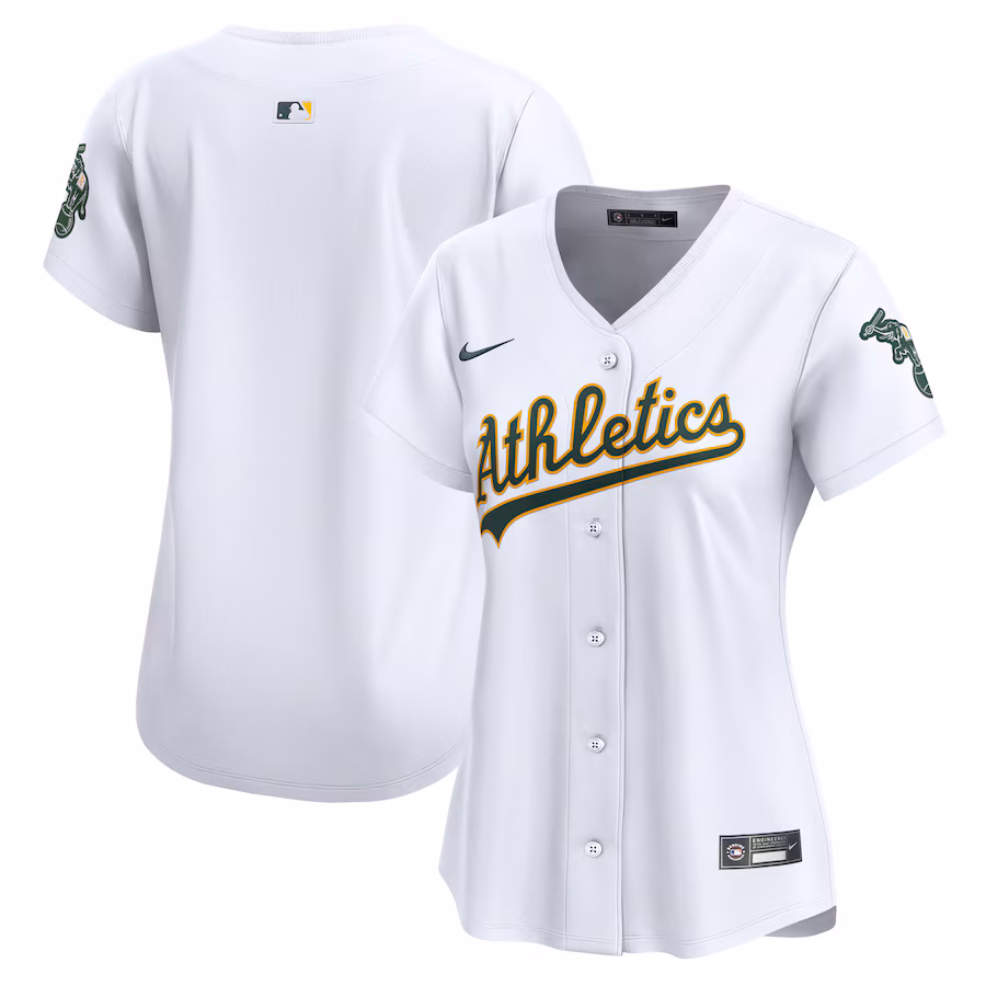 Women's Oakland Athletics Nike White Home Limited Jersey - Jersey