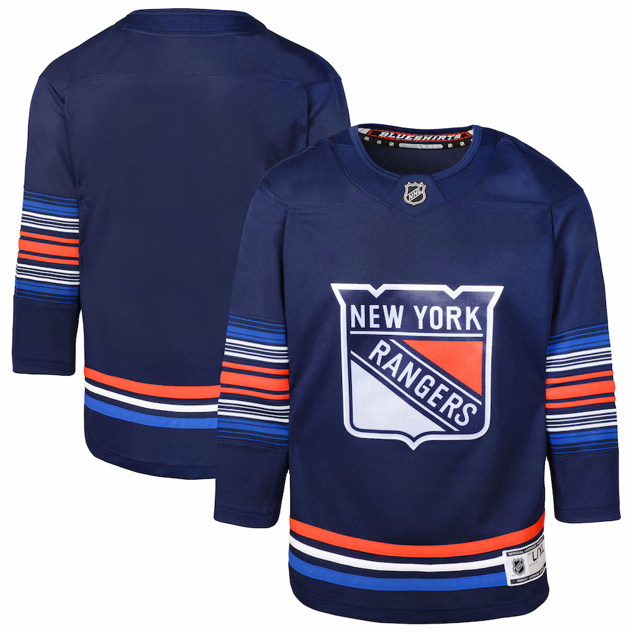 Youth New York Rangers Navy Alternate Premier Jersey - Jersey