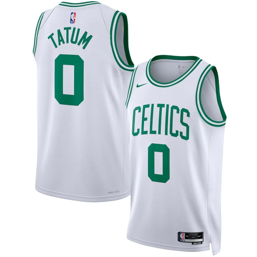 Unisex Boston Celtics Jayson Tatum Nike White Swingman Jersey - Association Edition - Jersey