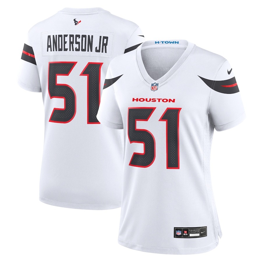 Women's Houston Texans Will Anderson Jr. Nike White Game Jersey - Jersey