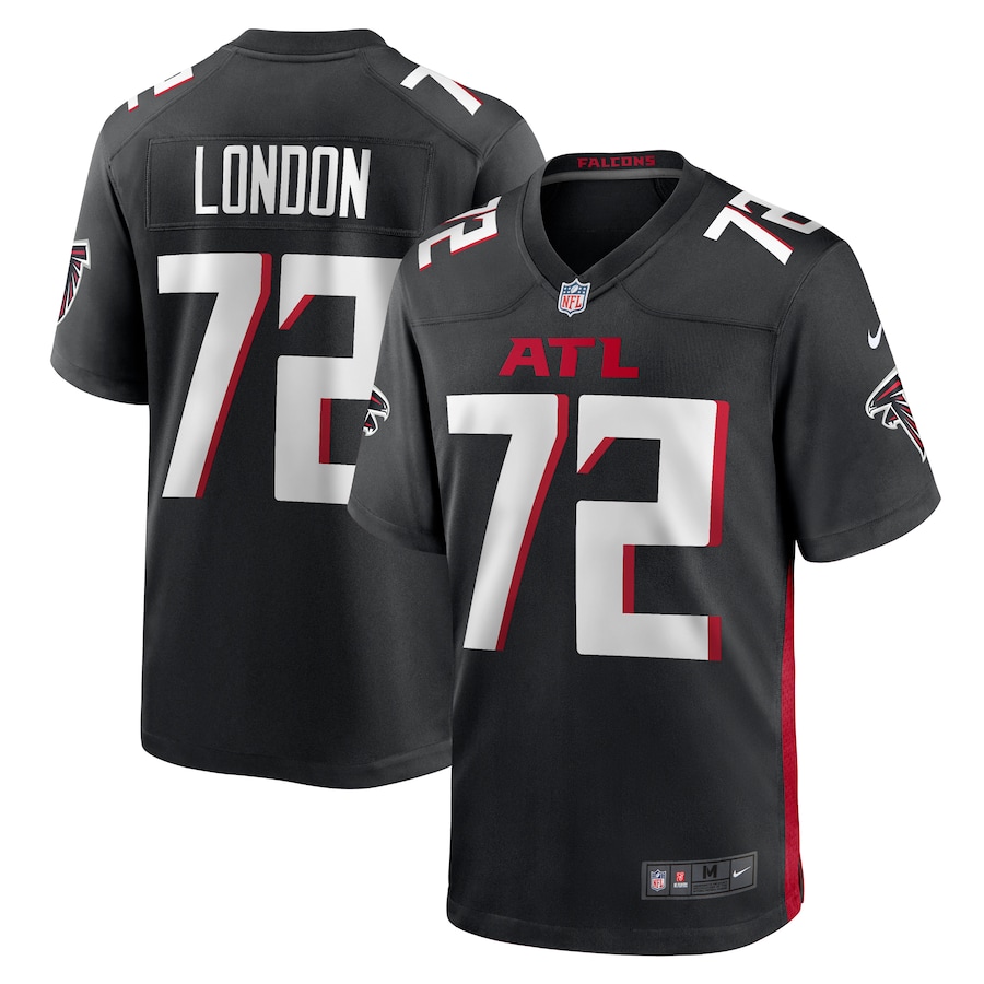 Men's Atlanta Falcons LaCale London Nike  Black  Game Jersey - Jersey