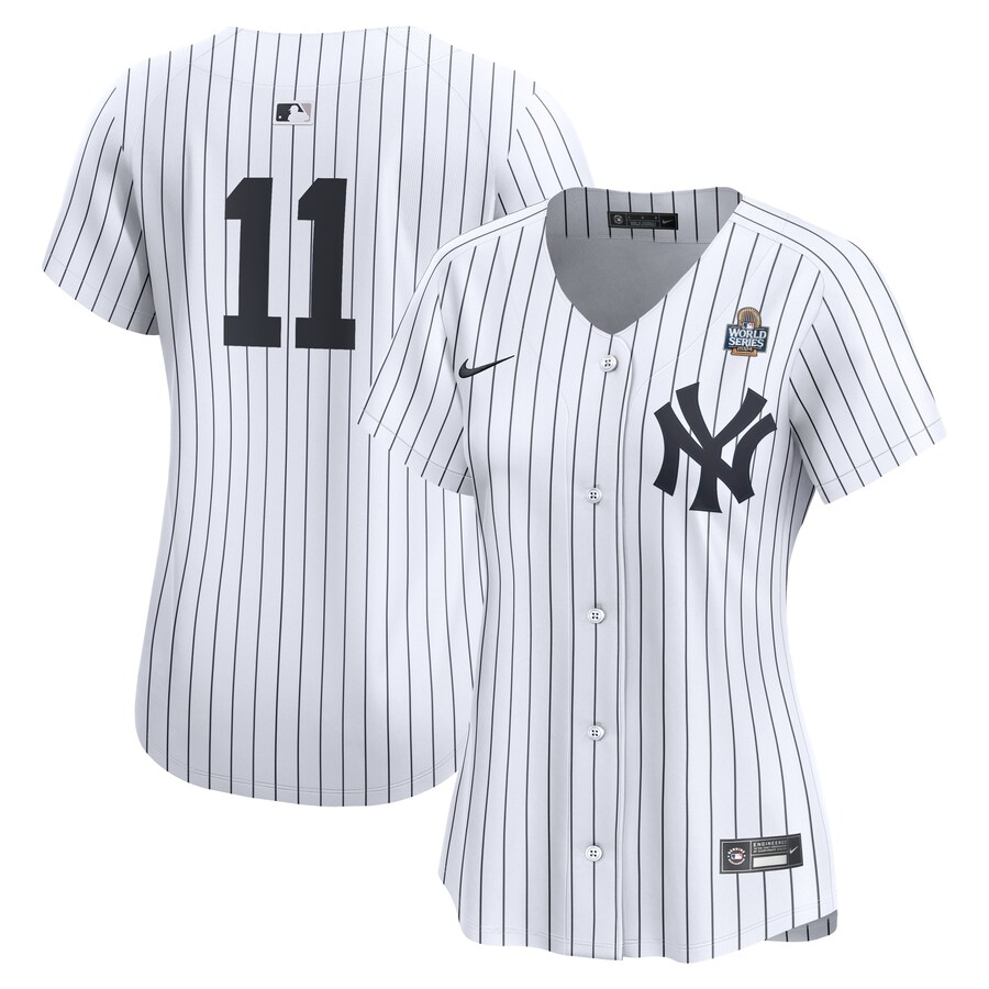 Women's New York Yankees Anthony Volpe Nike White 2024 World Series Home Limited Player Jersey - Jersey