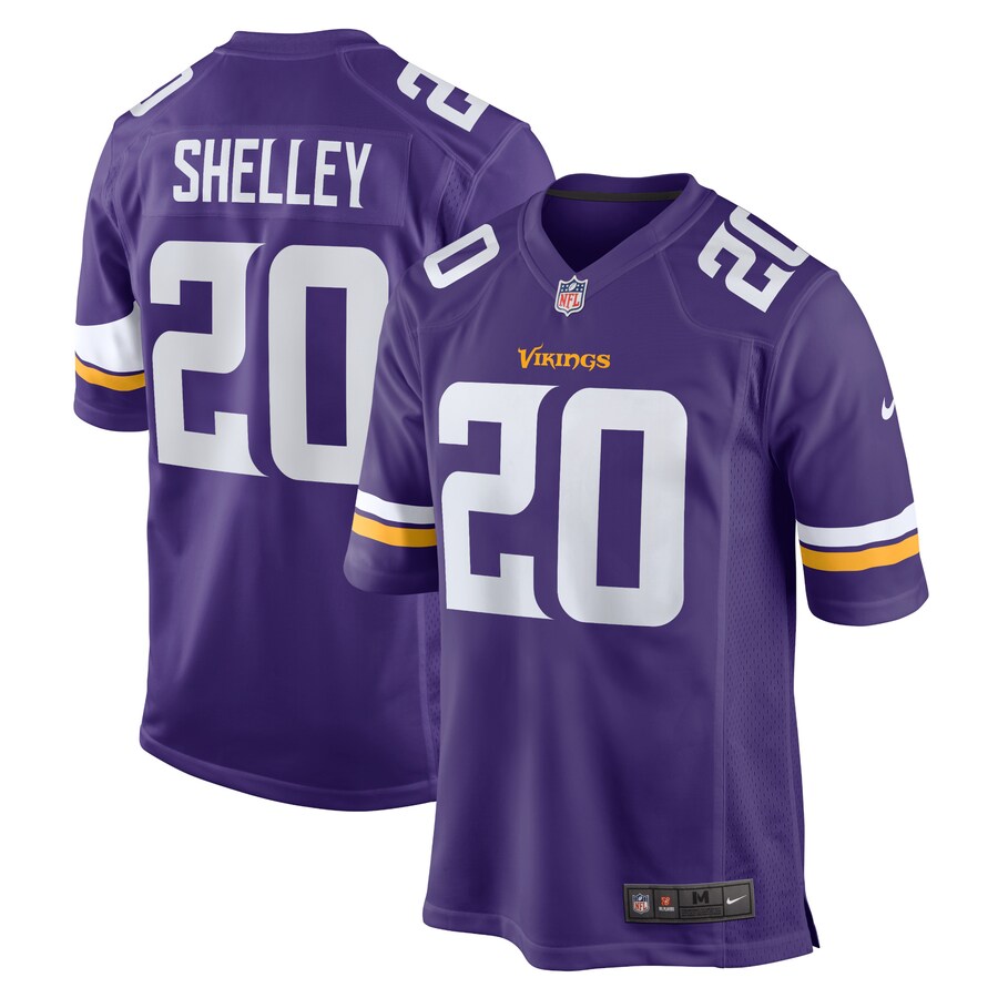 Men's Minnesota Vikings Duke Shelley Nike Purple Home Game Player Jersey - Jersey