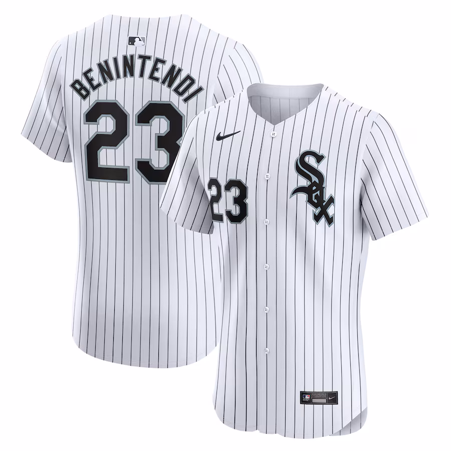 Men's Chicago White Sox Andrew Benintendi Nike White Home Elite Player Jersey - Jersey