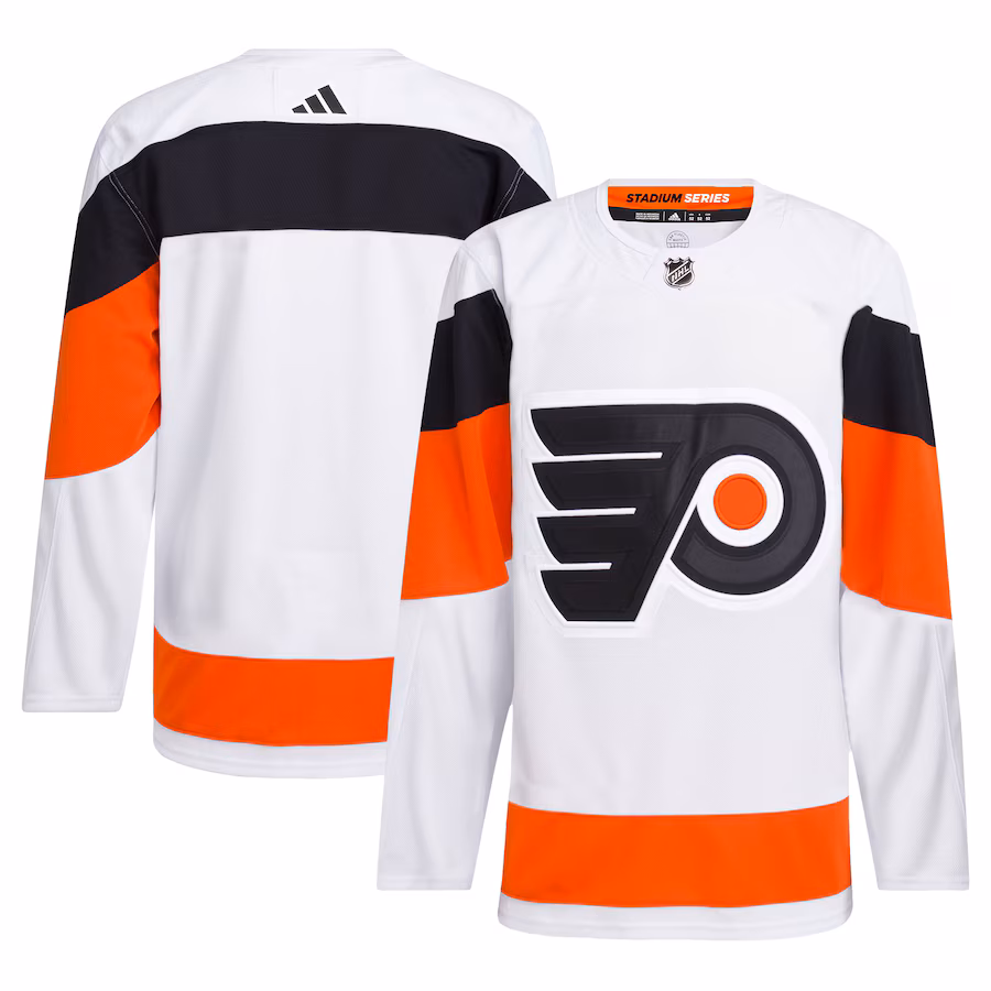 Men's Philadelphia Flyers adidas White 2024 NHL Stadium Series Primegreen Authentic Jersey - Jersey