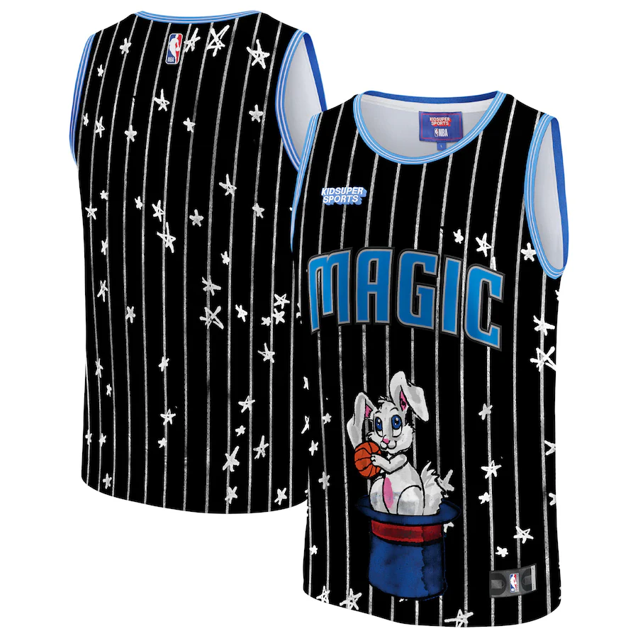 Unisex Orlando Magic NBA & KidSuper Studios by Fanatics Black Hometown Jersey - Jersey