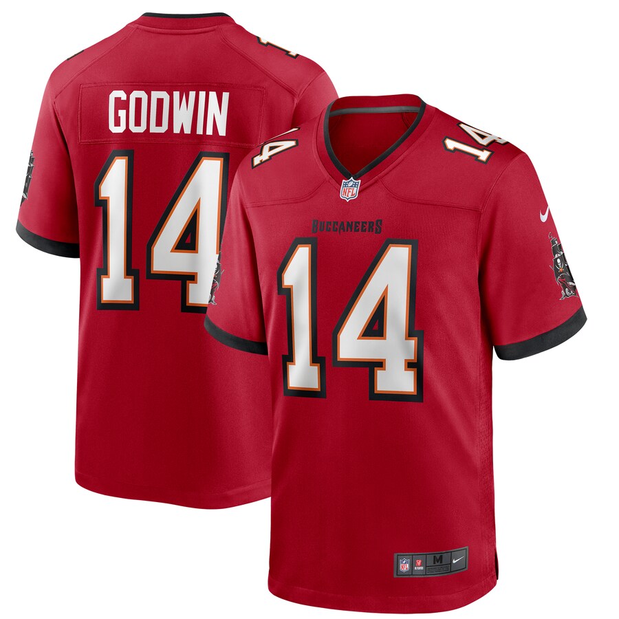 Men's Tampa Bay Buccaneers Chris Godwin Nike Red Game Player Jersey - Jersey