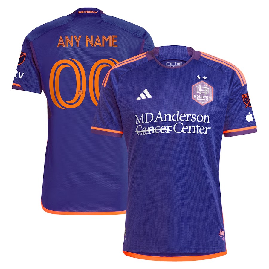Men's Houston Dynamo FC  adidas Purple 2024 Still Holdin' Authentic Custom Jersey - Jersey
