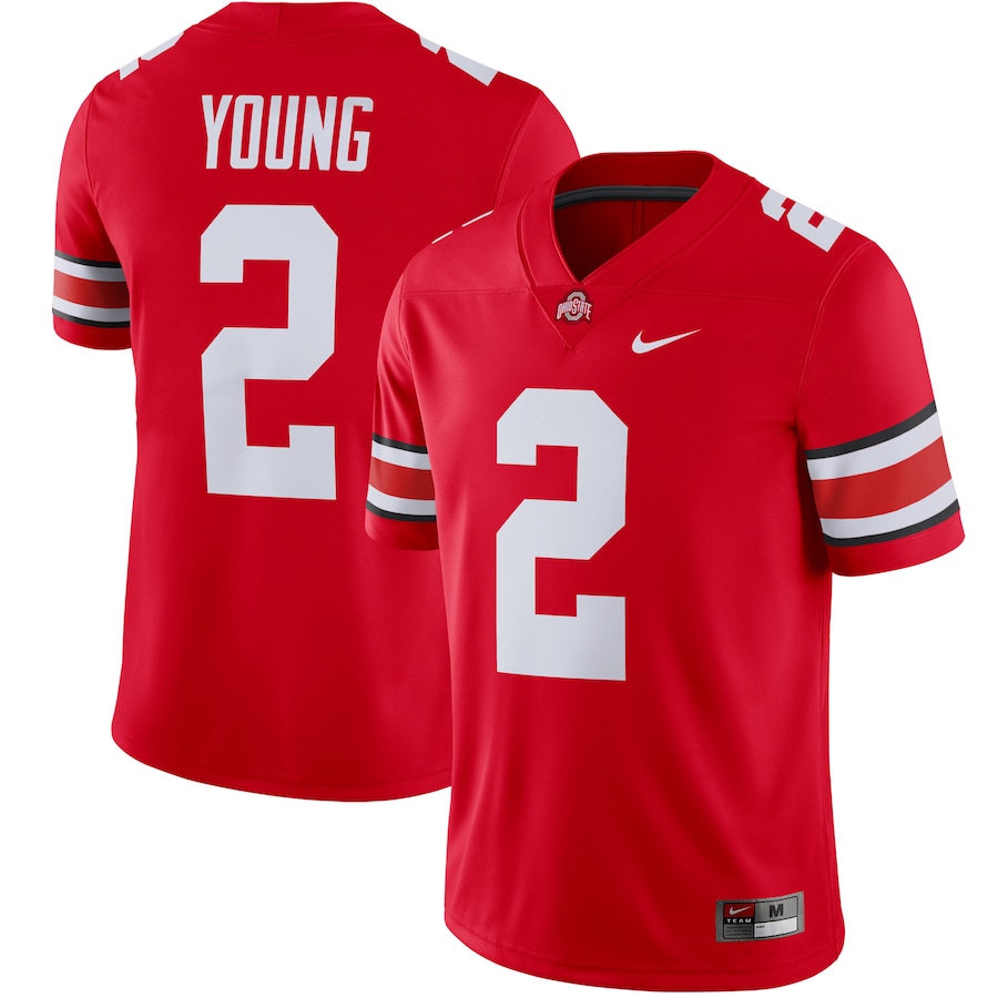 Chase Young Ohio State Buckeyes Nike Alumni Player Jersey - Scarlet - Jersey