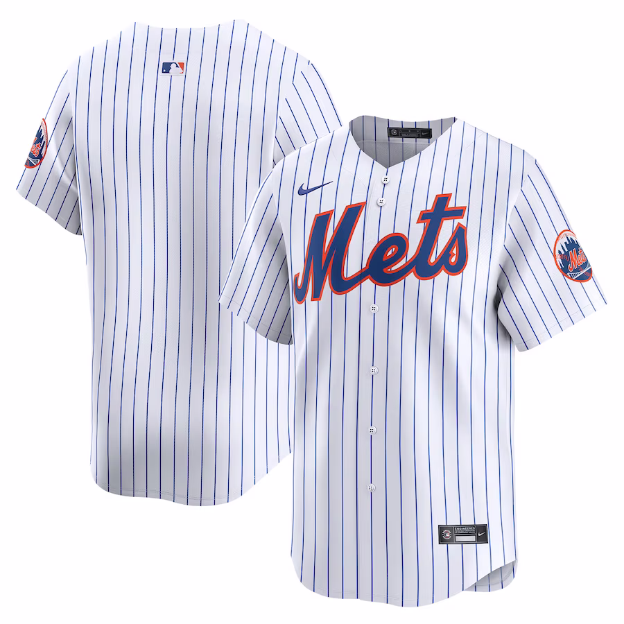Men's New York Mets Nike White Home Limited Jersey - Jersey