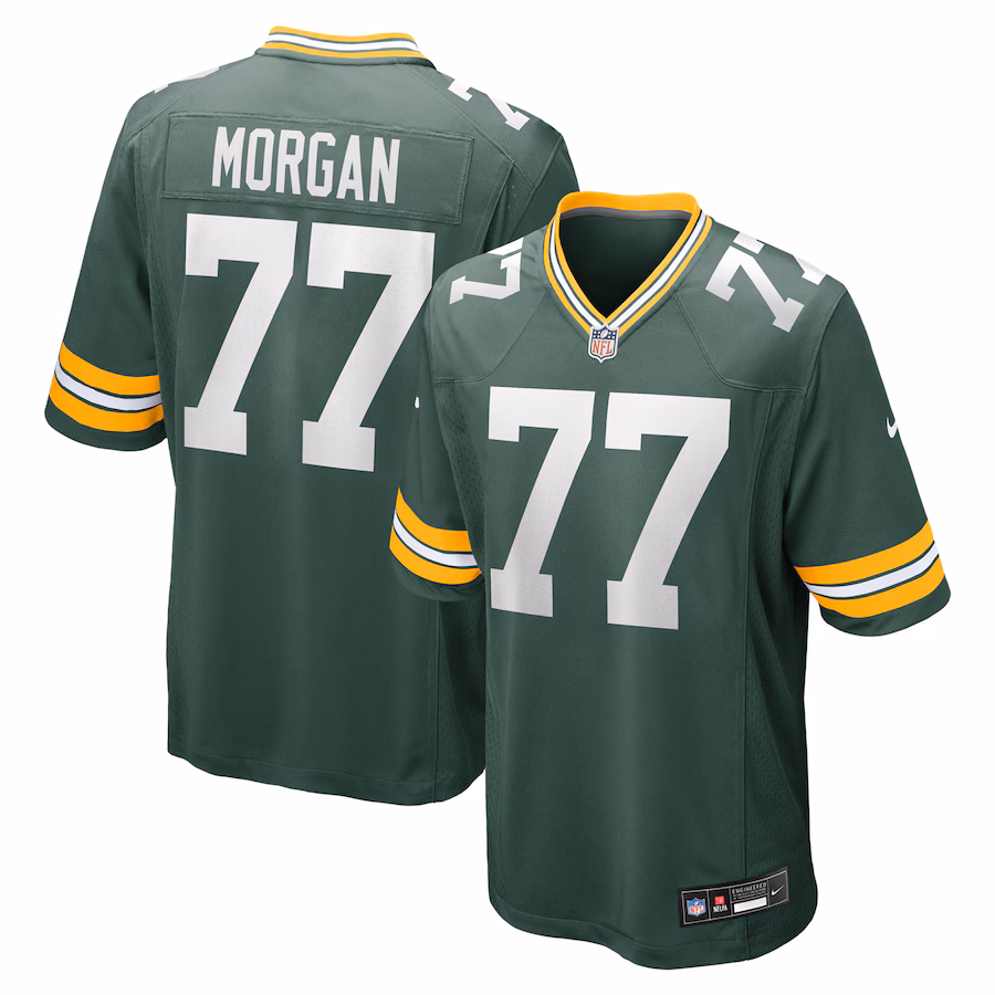 Men's Green Bay Packers Jordan Morgan Nike Green Game Jersey - Jersey