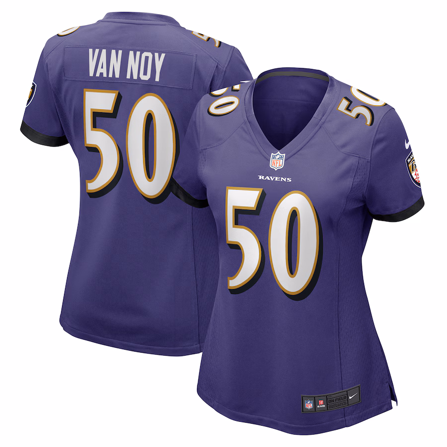Women's Baltimore Ravens Kyle Van Noy Nike  Purple  Game Jersey - Jersey