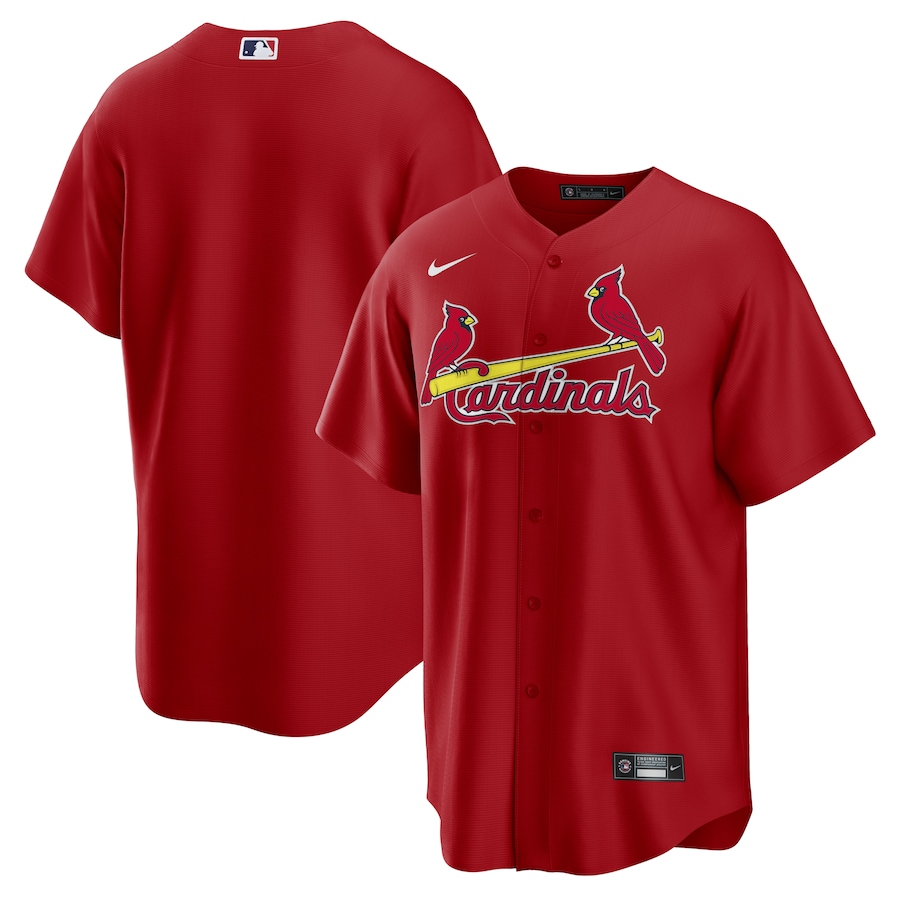 Men's St. Louis Cardinals Nike Red Alternate Replica Team Jersey - Jersey
