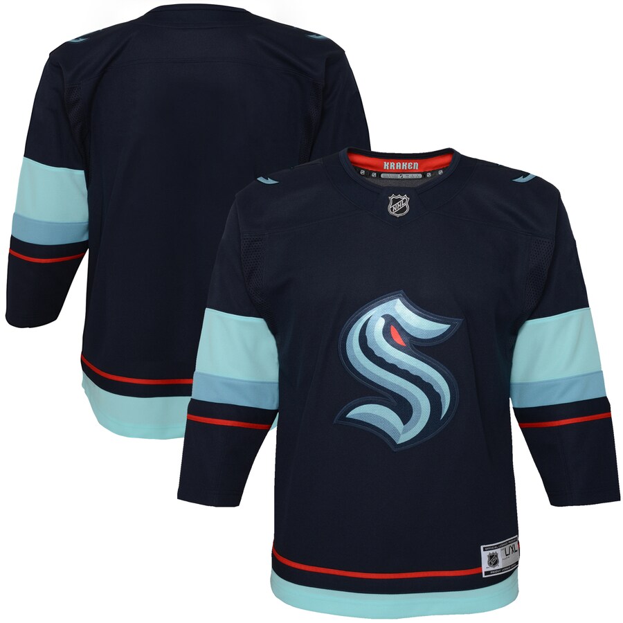 Youth Seattle Kraken Navy Home Premier Jersey - Jersey